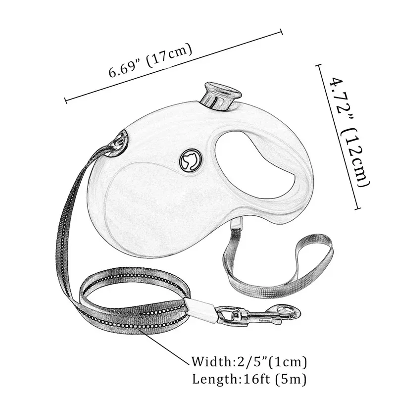 Pet Dog Leash Automatic Durable Nylon Retractable Dog Walking Leash LeadsTraction Rope Belt Extending Dog Leash Rope Large Dogs
Pet Dog Leash Automatic Durable Nylon Retractable Dog Walking Leash LeadsTraction Rope Belt Extending Dog Leash Rope Large Dogs