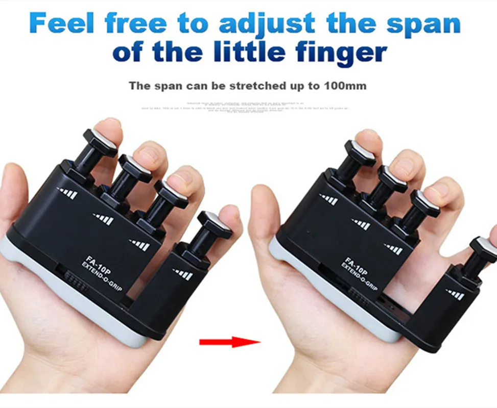 Hand Grip Finger Trainer Strengthener Adjustable Power Training Home Fitness Equipment Piano Guitar Finger Exerciser Trainers 
Hand Grip Finger Trainer Strengthener Adjustable Power Training Home Fitness Equipment Piano Guitar Finger Exerciser Trainers