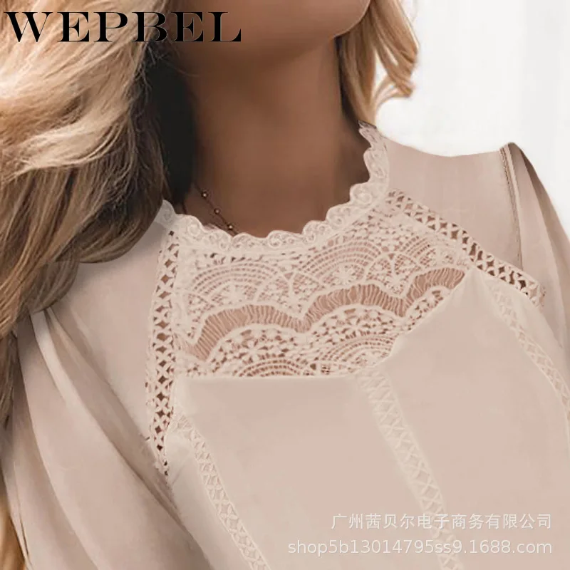 Mandylandy Women Elegant Spring Autumn Lace Reffules Shirt Casual Lady Long Puff Sleeve O Neck Slim Fit Pullover T-shirt Top
Mandylandy Women Elegant Spring Autumn Lace Reffules Shirt Casual Lady Long Puff Sleeve O Neck Slim Fit Pullover T-shirt Top