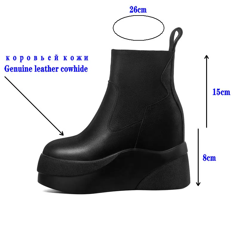 2021 New Genuine Leather Ankle Boots Women Platform Chunky Heels Boots Woman Fashion Party Working Shoes
2021 New Genuine Leather Ankle Boots Women Platform Chunky Heels Boots Woman Fashion Party Working Shoes
