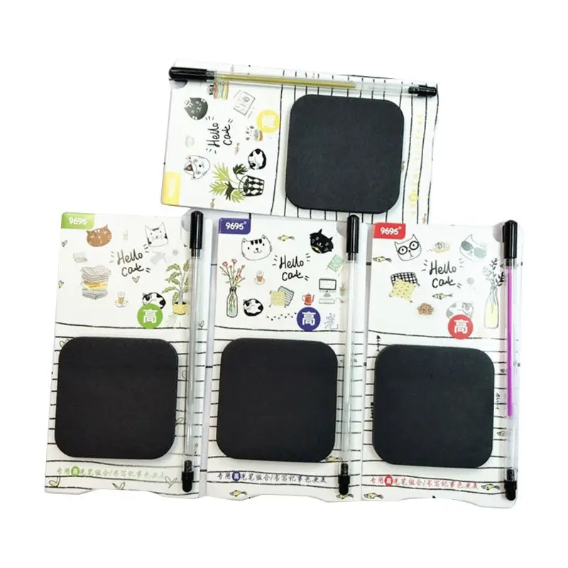 B2RC 50 Sheets Black Sticky Notes with Fluorescent Pen Set Creative Office Stationery Self-Adhesive Note Pads
B2RC 50 Sheets Black Sticky Notes with Fluorescent Pen Set Creative Office Stationery Self-Adhesive Note Pads