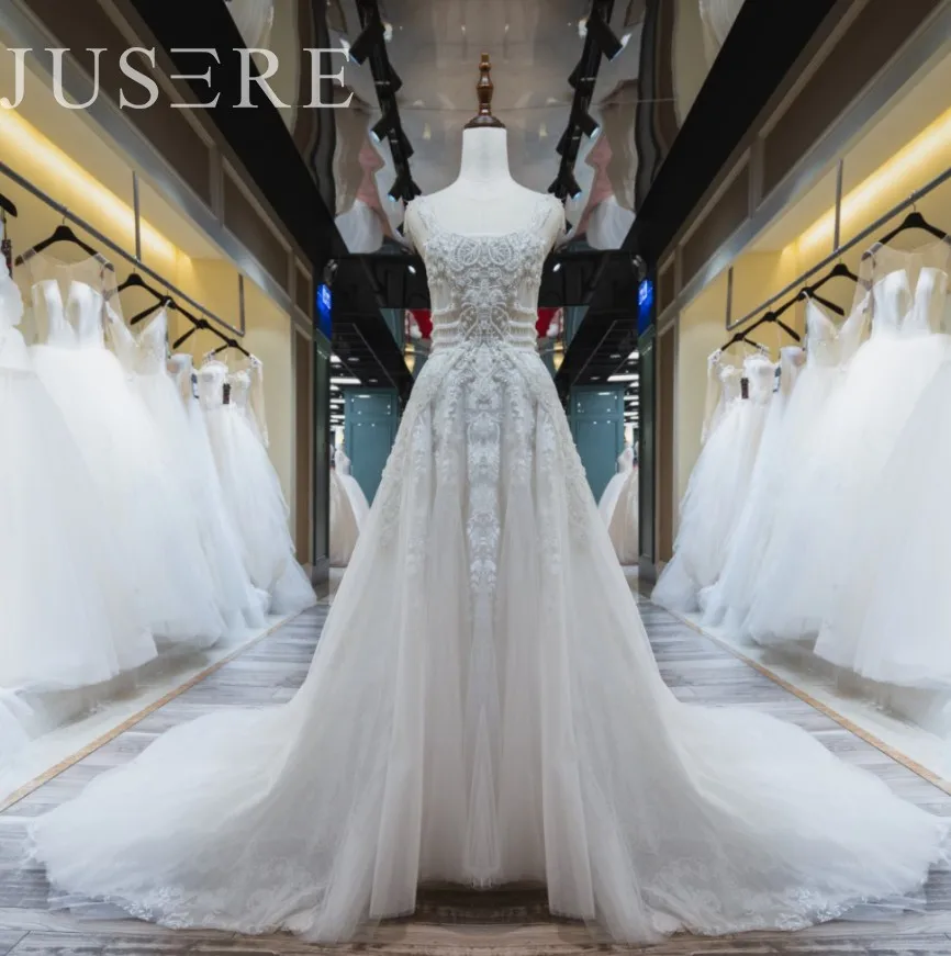 Jusere в наличии ТРАПЕЦИЕВИДНОЕ Тюлевое свадебное платье с бисером для свадебной фотосессии
Jusere в наличии ТРАПЕЦИЕВИДНОЕ Тюлевое свадебное платье с бисером для свадебной фотосессии