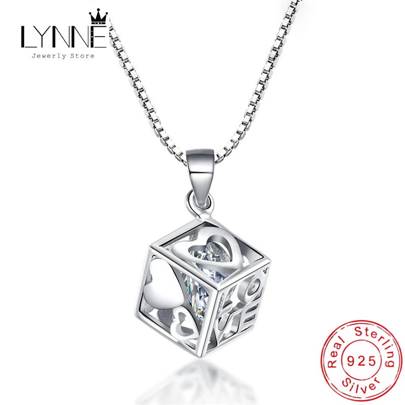 New Fashion 925 Sterling Silver Magic Cube Zircon Pendant Necklace Elegant Rhinestone Square Drop Necklace Women Jewelry Gift
New Fashion 925 Sterling Silver Magic Cube Zircon Pendant Necklace Elegant Rhinestone Square Drop Necklace Women Jewelry Gift