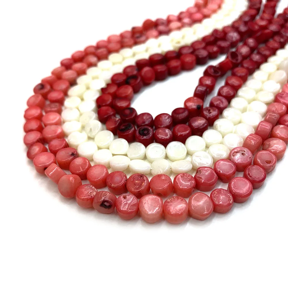 Red Disc-shaped Coral Beads Handmade Jewelry DIY Making Necklace Bracelet Earrings Accessories Charm Ladies 3x6mm Beads Crafts 
Red Disc-shaped Coral Beads Handmade Jewelry DIY Making Necklace Bracelet Earrings Accessories Charm Ladies 3x6mm Beads Crafts