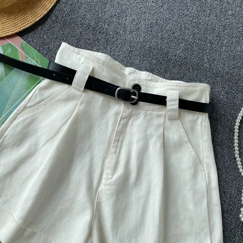 KUSAHIKI Woman Shorts 2021 Summer Belt High Waisted Bottoms Causal Solid Wide Leg Short Feminimos Pantalones De Mujer 6H532
KUSAHIKI Woman Shorts 2021 Summer Belt High Waisted Bottoms Causal Solid Wide Leg Short Feminimos Pantalones De Mujer 6H532