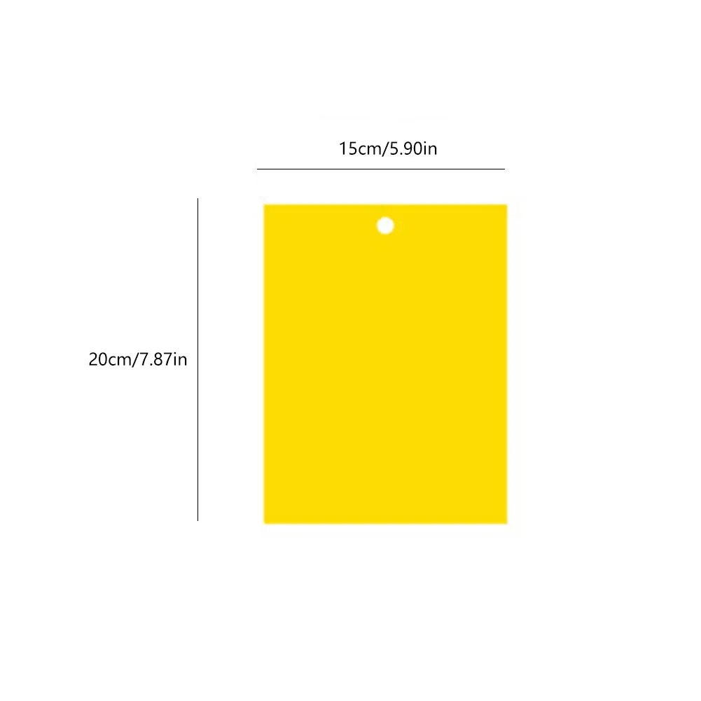 Sticky Fly Traps Dual-Sided Fruit Fly Sticky Traps Paper Insect Catchers Garden Glue Paper Board Plant Flycatchers Yellow 20PCS
Sticky Fly Traps Dual-Sided Fruit Fly Sticky Traps Paper Insect Catchers Garden Glue Paper Board Plant Flycatchers Yellow 20PCS