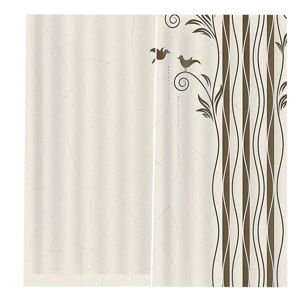 Beige Polyester Curtains Tulle Striped Curtain Living Room Bedroom Window Curtain Home Decoration
Beige Polyester Curtains Tulle Striped Curtain Living Room Bedroom Window Curtain Home Decoration