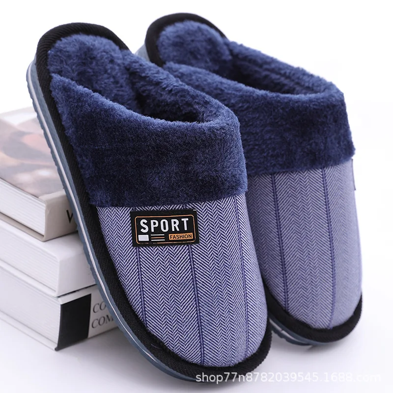 Extra Large Size Cotton Slippers Men's Winter Thickening Home Non-slip Warm Indoor and Outdoor Fur Slippers Winter Hard Bottom
Extra Large Size Cotton Slippers Men's Winter Thickening Home Non-slip Warm Indoor and Outdoor Fur Slippers Winter Hard Bottom