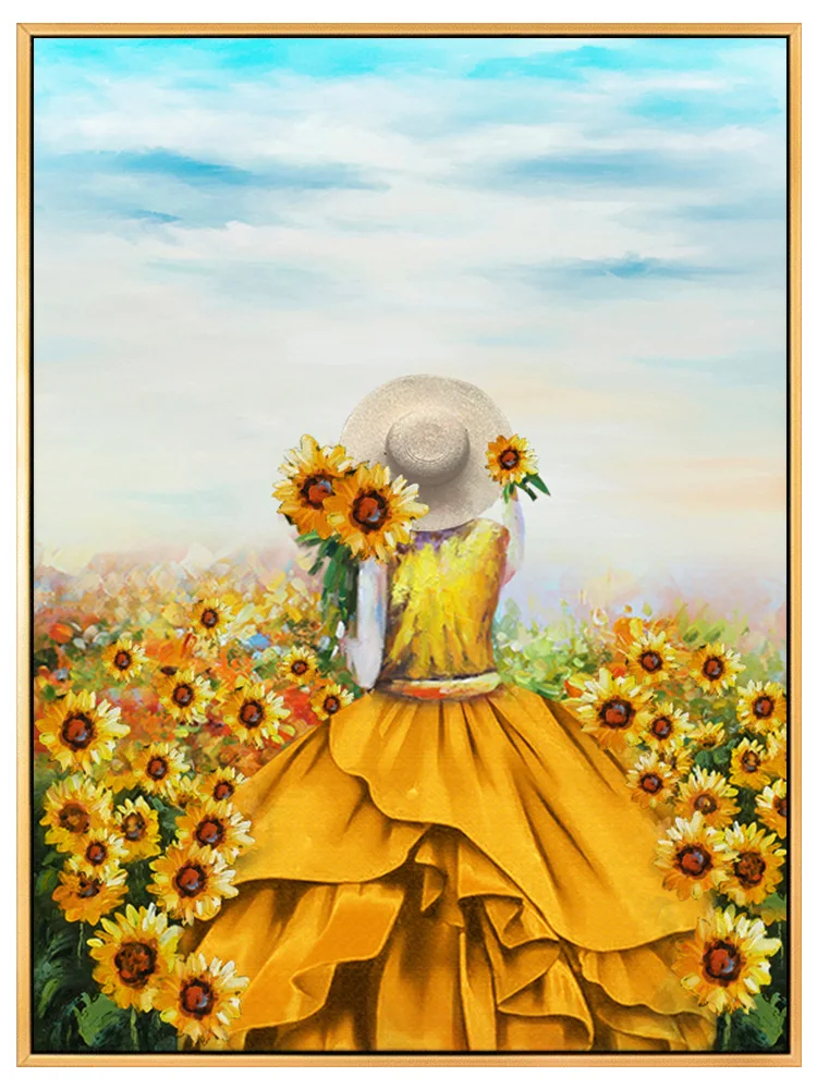 Hand-painted Oil Painting on Canvas Modern Simple Living Room Dining Room Decorative Bedroom Landscape Sunflower Girls No Framed
Hand-painted Oil Painting on Canvas Modern Simple Living Room Dining Room Decorative Bedroom Landscape Sunflower Girls No Framed