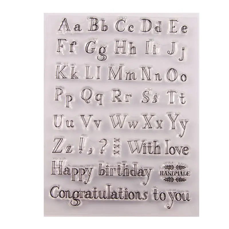 Happy Birthday Silicone Clear Stamp Seal DIY Scrapbook Embossing Album Decor Craft Art
Happy Birthday Silicone Clear Stamp Seal DIY Scrapbook Embossing Album Decor Craft Art