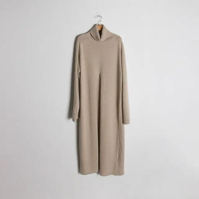 GetSpring Women Dress Turtleneck Split Sweater Dress Long Sleeve Knitted Maxi Dresses Loose Casual Long Ladies Dresses Winter
GetSpring Women Dress Turtleneck Split Sweater Dress Long Sleeve Knitted Maxi Dresses Loose Casual Long Ladies Dresses Winter