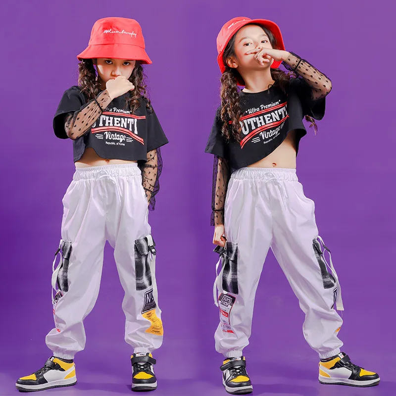 Kids Cool Hip Hop Clothing O Neck Sweatshirt Top Crop Causal Running Pants for Girls Jazz Dance Costumes Clothes Street Wear 
Kids Cool Hip Hop Clothing O Neck Sweatshirt Top Crop Causal Running Pants for Girls Jazz Dance Costumes Clothes Street Wear
