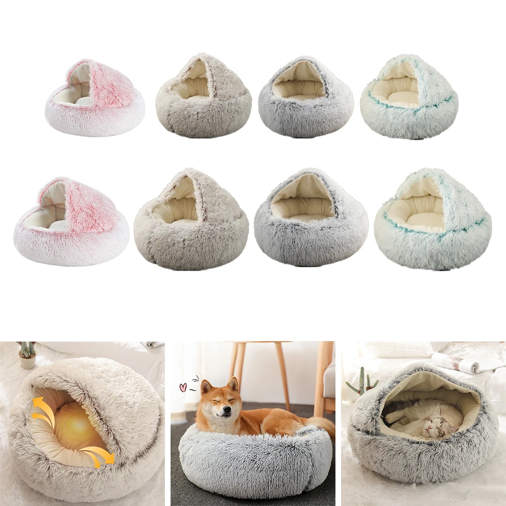 Warm Cat Cave Bed Pet Dog Cat Bed Round Plush Cat Warm Bed Winter Warm House Soft Long Plush Bed For Small Dogs Pet Accessories
Warm Cat Cave Bed Pet Dog Cat Bed Round Plush Cat Warm Bed Winter Warm House Soft Long Plush Bed For Small Dogs Pet Accessories