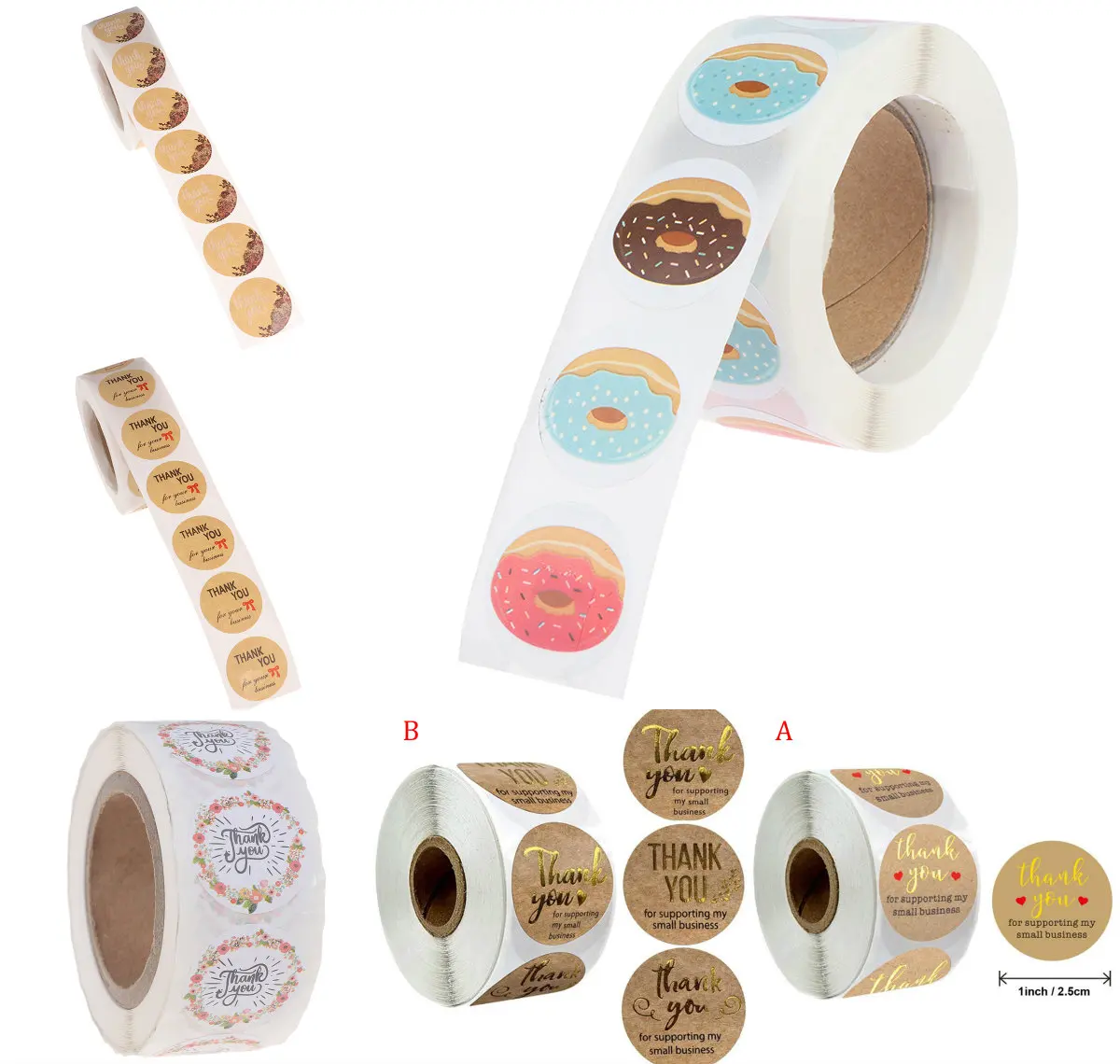 500Pcs/roll Thank You Sticker For Seal Scrapbooking Christmas Sticke Decoration Sticker Stationery Sticker
500Pcs/roll Thank You Sticker For Seal Scrapbooking Christmas Sticke Decoration Sticker Stationery Sticker