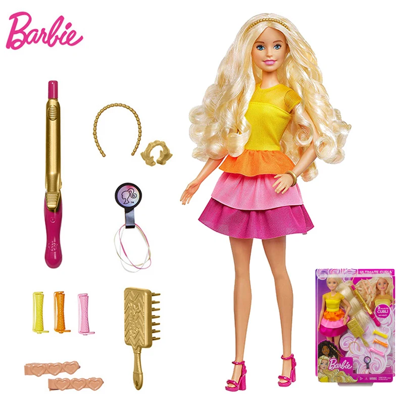 Оригинальные кудри Барби Ultimate Dolsl и Playset модные красивые игрушки принцессы для