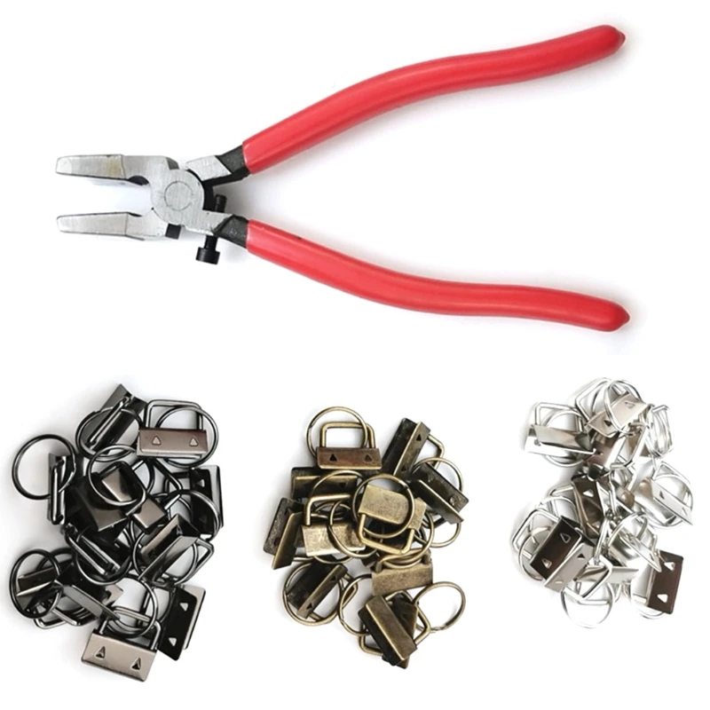 36 Sets 1" 25mm 3 Colors Key Fob Hardware with Keychain Pliers Tools with Jaw Attach Rubber Tips for Wristlet Key Dropshipping
36 Sets 1" 25mm 3 Colors Key Fob Hardware with Keychain Pliers Tools with Jaw Attach Rubber Tips for Wristlet Key Dropshipping