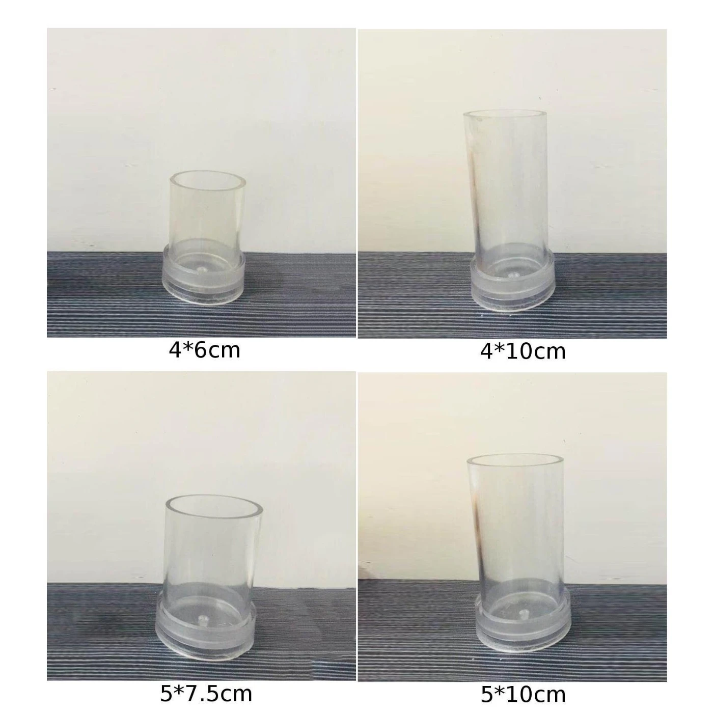 DIY Candle Mold Round Plastic Mould Candle Making Craft Cylinder Candle