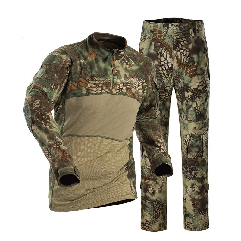 Camouflage Hunting Clothes Tactical Combat Army Uniform BDU Shirt Pants Suit Men Multicam Black Airsoft Sniper Military Clothing
Camouflage Hunting Clothes Tactical Combat Army Uniform BDU Shirt Pants Suit Men Multicam Black Airsoft Sniper Military Clothing