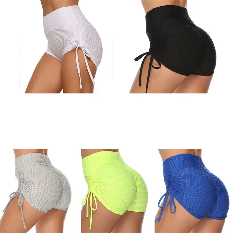 Women High Waist Shorts New Fashion Side Drawstrings Fitness Hips Tight Bottoms Female Breathable Soft Sport Gym Shorts Summer
Women High Waist Shorts New Fashion Side Drawstrings Fitness Hips Tight Bottoms Female Breathable Soft Sport Gym Shorts Summer