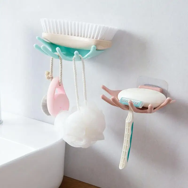 Seamless Crown Plastic Storage Holder Soap Rack Multi-function Storage Shelf Razor Hook Soap Box Kitchen Tool Bathroom Accessory
Seamless Crown Plastic Storage Holder Soap Rack Multi-function Storage Shelf Razor Hook Soap Box Kitchen Tool Bathroom Accessory