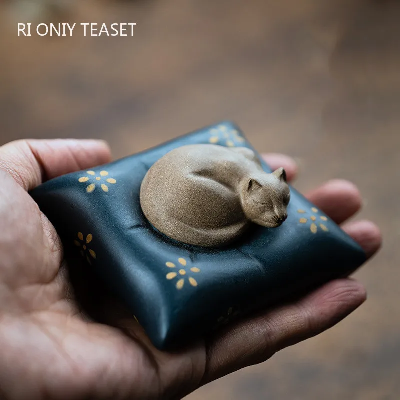 Yixing Boutique Purple Clay Tea pet Ornaments Handmade Sculpture Crafts Home Teaware Decoration Accessories Exquisite Gifts 
Yixing Boutique Purple Clay Tea pet Ornaments Handmade Sculpture Crafts Home Teaware Decoration Accessories Exquisite Gifts