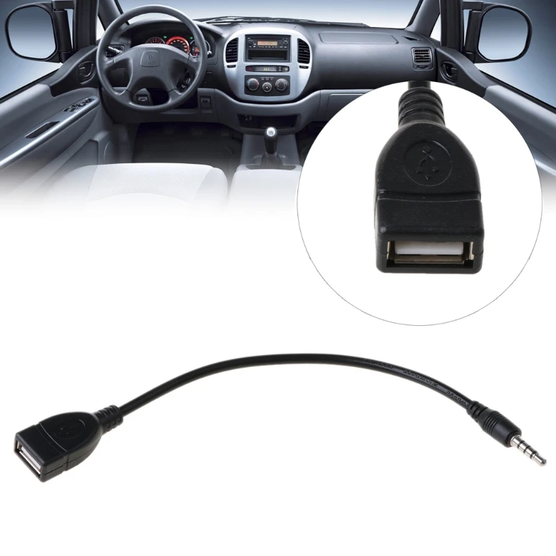 3.5mm Male AUX Audio Plug Jack To USB 2.0 Female Converter Cable Cord Fr Car MP3
3.5mm Male AUX Audio Plug Jack To USB 2.0 Female Converter Cable Cord Fr Car MP3