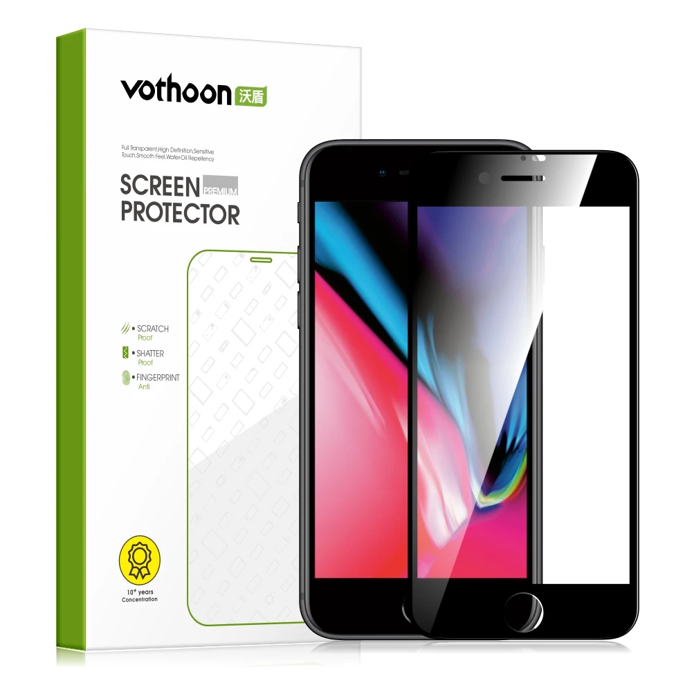 Vothoon Tempered Glass For iphone 6s 7 8 Plus Full Coverage Screen Protector For iphone 8 Plus Protective Glass
Vothoon Tempered Glass For iphone 6s 7 8 Plus Full Coverage Screen Protector For iphone 8 Plus Protective Glass