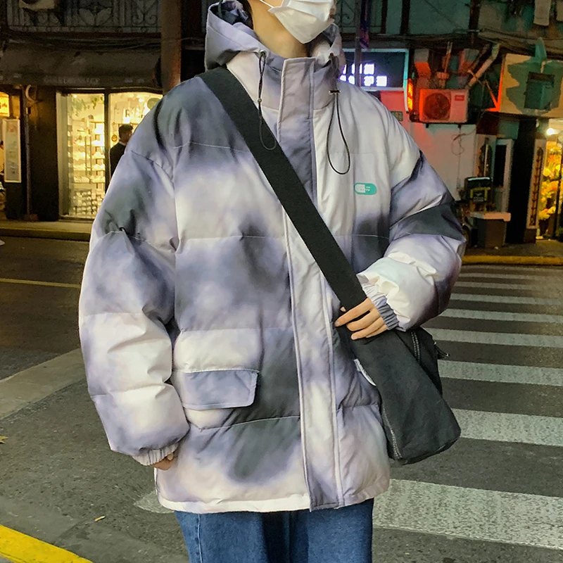 Winter Warm Thick Men's Hooded Parka Couple Clothing Fashion Tie Dye Loose Jackets Tops Casual Vintage Hooded Coats Streetwear
Winter Warm Thick Men's Hooded Parka Couple Clothing Fashion Tie Dye Loose Jackets Tops Casual Vintage Hooded Coats Streetwear