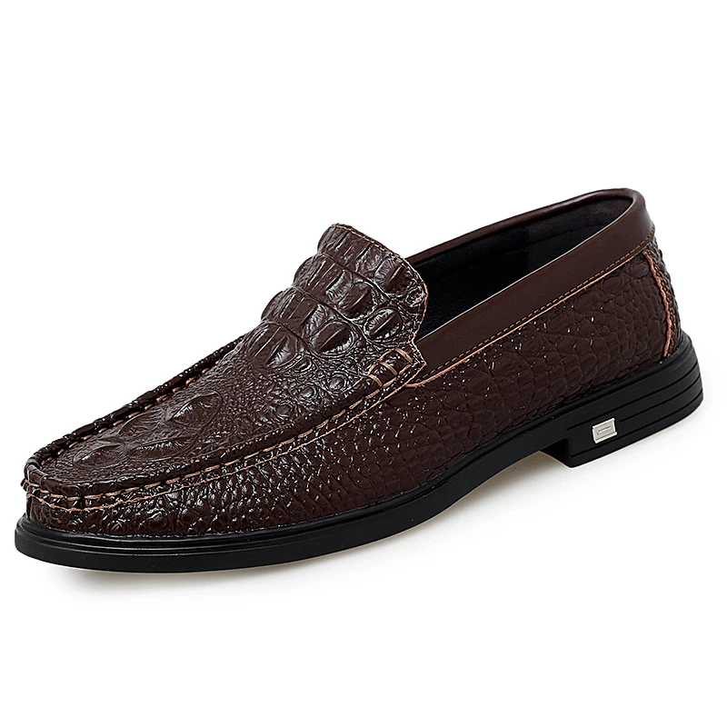 Fashion Alligator Print Male Shoes Luxury Genuine Leather Driving Shoes Summer Breathable Men's Slip on Casual Shoes Size 47
Fashion Alligator Print Male Shoes Luxury Genuine Leather Driving Shoes Summer Breathable Men's Slip on Casual Shoes Size 47