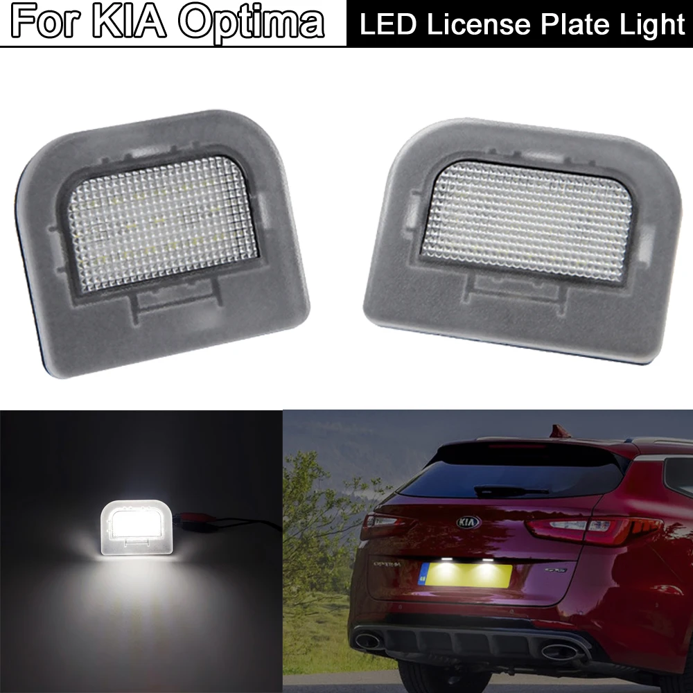 2Pcs Error Free White LED License Plate Light Number Plate Lamp For Kia Optima(K5) 2016 2017 2018 2019 2020
2Pcs Error Free White LED License Plate Light Number Plate Lamp For Kia Optima(K5) 2016 2017 2018 2019 2020