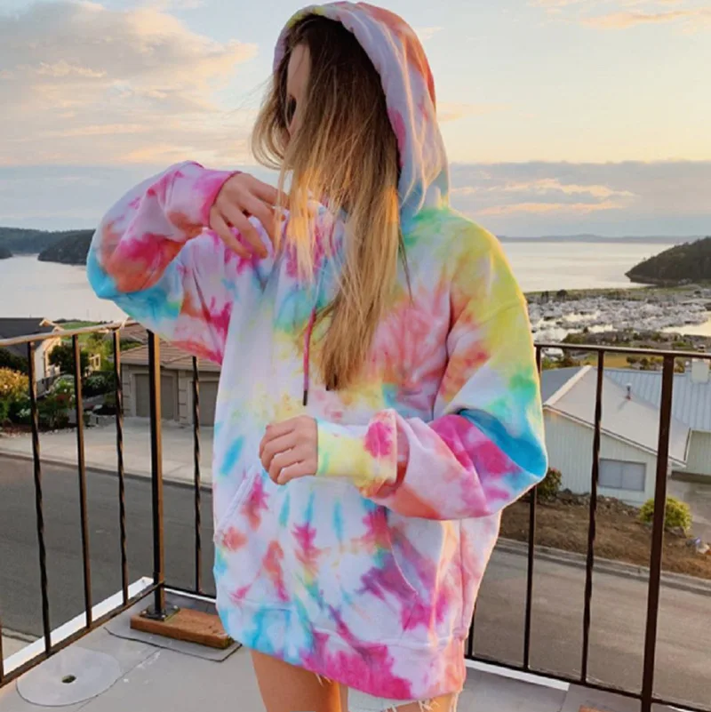 Tie-dye Print Cute Women Hoodies Sweatshirt Loose Tracksuit Sweatshirt 2021 Fashion Top Pullover Y2k Hoodie Streetwear
Tie-dye Print Cute Women Hoodies Sweatshirt Loose Tracksuit Sweatshirt 2021 Fashion Top Pullover Y2k Hoodie Streetwear