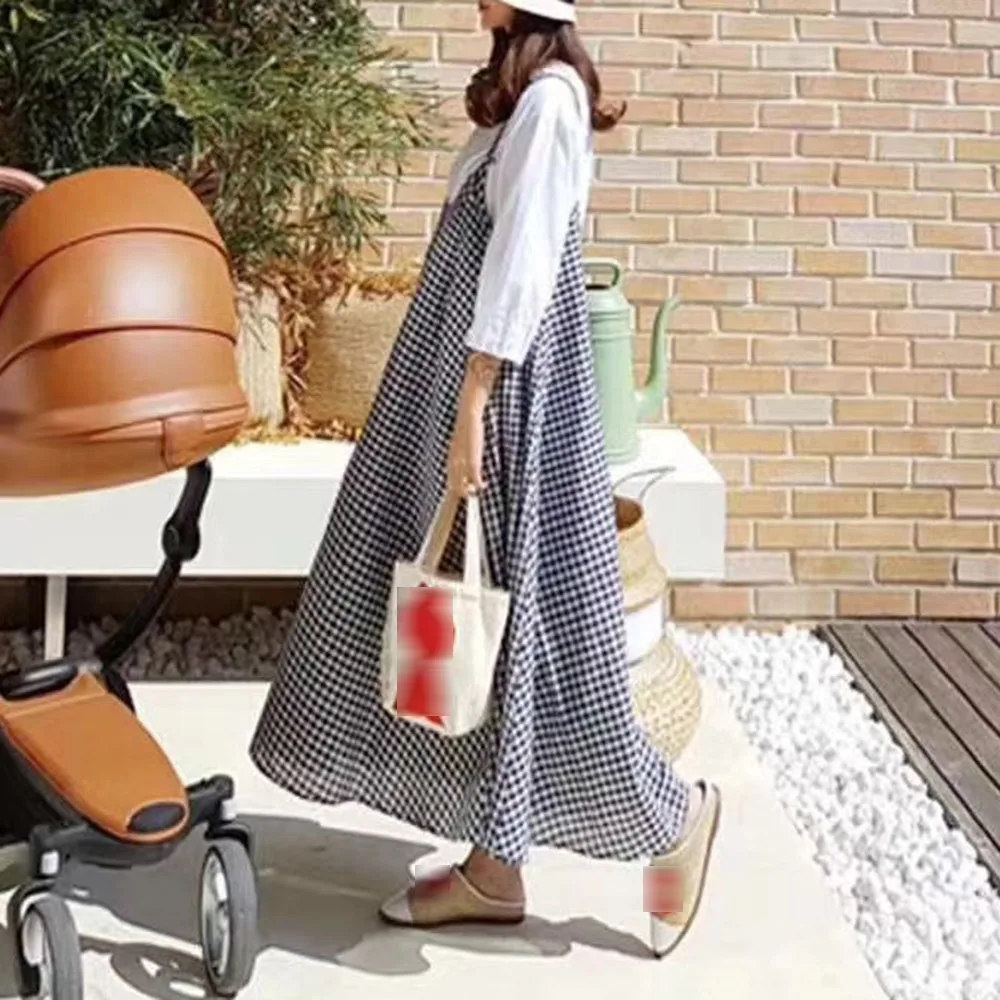 2021 Japanese Style Temperament Simplicity Summer New Women's Dress Suit Loose Casual Lattice Round Neck Summer
2021 Japanese Style Temperament Simplicity Summer New Women's Dress Suit Loose Casual Lattice Round Neck Summer