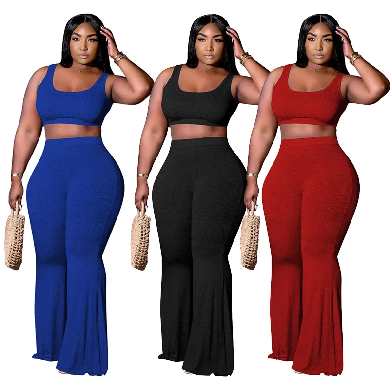 Sets Womens Outfits Wholesale Items Sexy Strapless Vest High Waist Horn Pant Suits Leisure Two Piece Set Clothing Dropshipping
Sets Womens Outfits Wholesale Items Sexy Strapless Vest High Waist Horn Pant Suits Leisure Two Piece Set Clothing Dropshipping