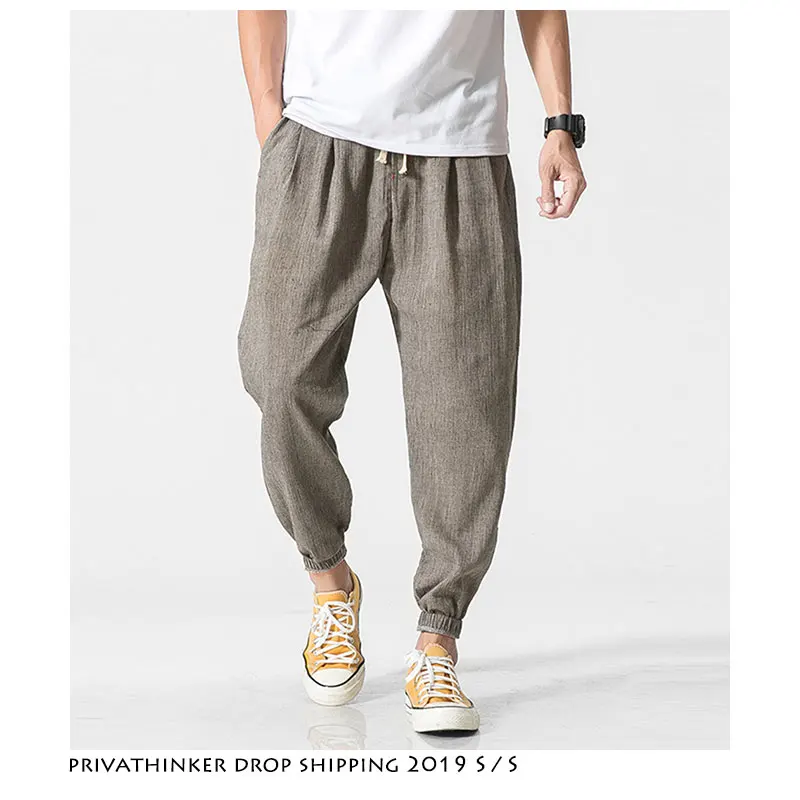 Men Harajuku Streetwear Harem Pants 2020 Mens Summer Linen Thin Sweatpants Male Black Sweatpants
Men Harajuku Streetwear Harem Pants 2020 Mens Summer Linen Thin Sweatpants Male Black Sweatpants