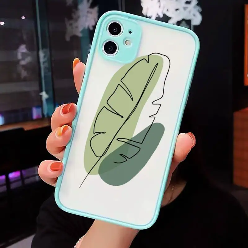 Art leaf flower design retro Phone Case Matte Transparent for iPhone 7 8 11 12 s mini pro X XS XR MAX Plus cover funda
Art leaf flower design retro Phone Case Matte Transparent for iPhone 7 8 11 12 s mini pro X XS XR MAX Plus cover funda