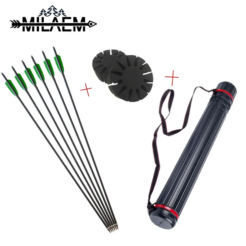 6 шт. карбоновые стрелы для стрельбы из лука OD 7,8 мм ID 6,2 мм с 2 разделителями стрел и 1 стрелой набор "колчан" Аксессуары для стрельбы и охоты
6 шт. карбоновые стрелы для стрельбы из лука OD 7,8 мм ID 6,2 мм с 2 разделителями стрел и 1 стрелой набор "колчан" Аксессуары для стрельбы и охоты