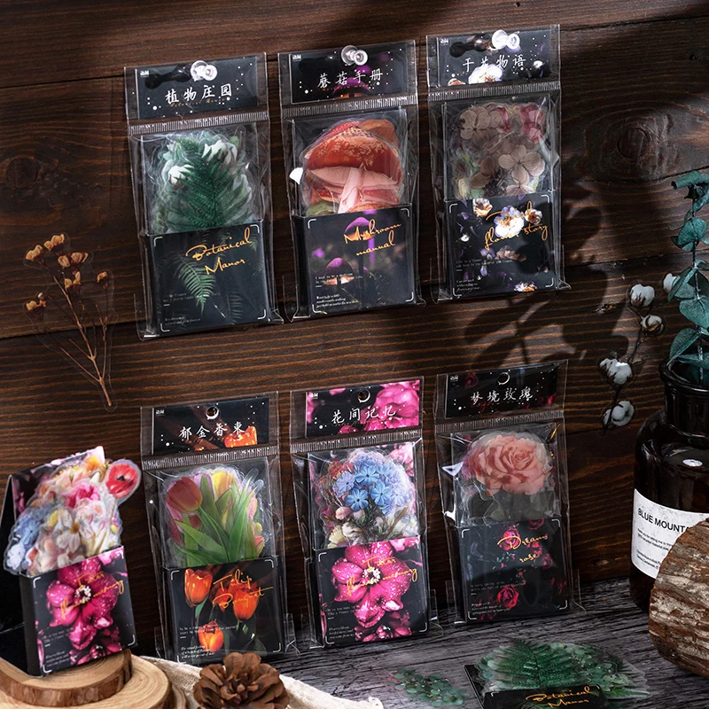 40packs Botanic Manor Tulip Flowering Sticker Creative DIY Decorative Collage Material Sticker Vintage plant Accessories
40packs Botanic Manor Tulip Flowering Sticker Creative DIY Decorative Collage Material Sticker Vintage plant Accessories
