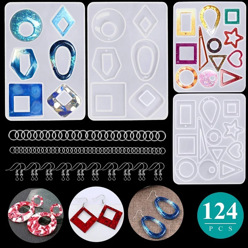 Silicone Molds For Epoxy Resin Form Earrings Diy Mould Set Casting Charm Pendant Jewelerry Making Tools Resin Arts Supplies
Silicone Molds For Epoxy Resin Form Earrings Diy Mould Set Casting Charm Pendant Jewelerry Making Tools Resin Arts Supplies