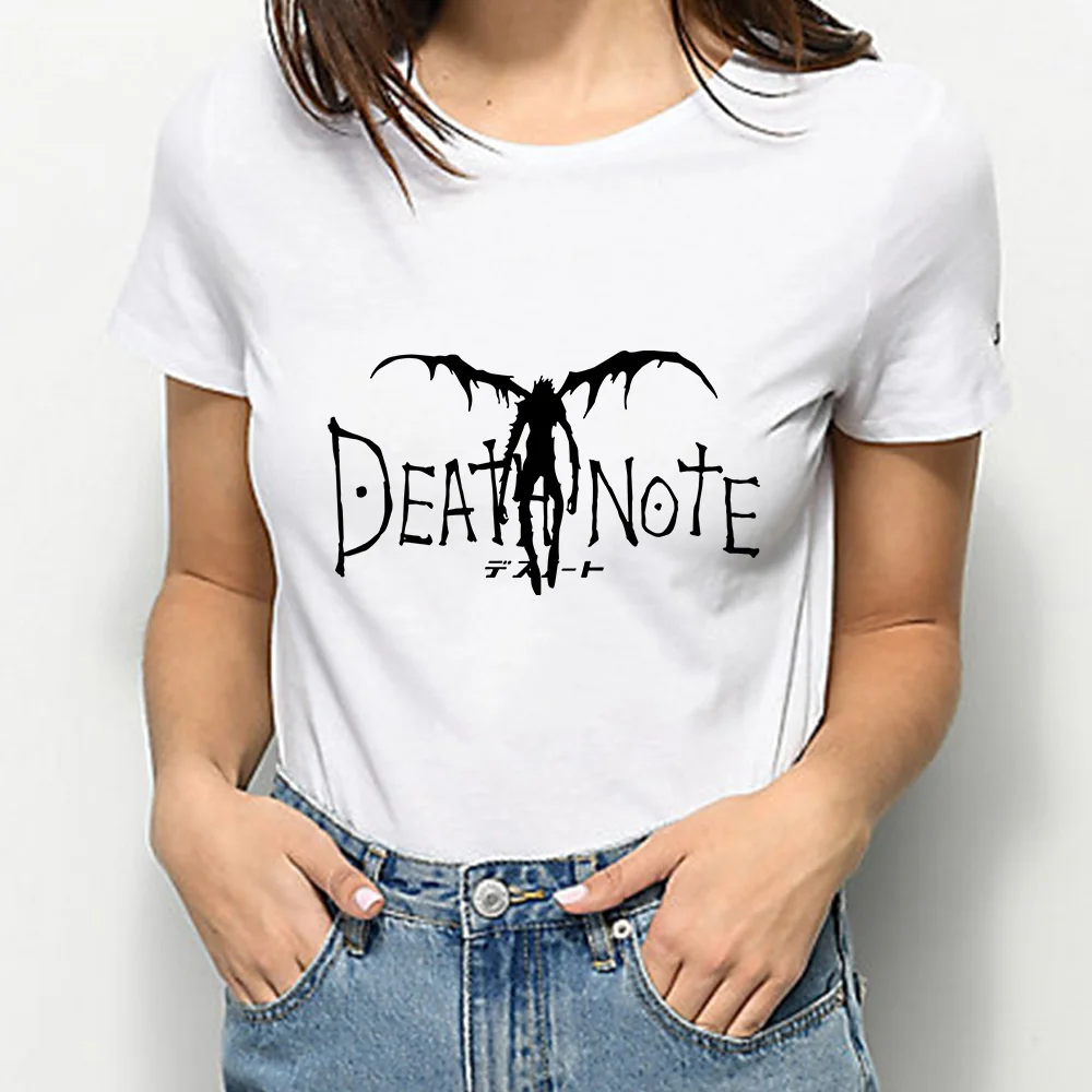 Death Note Gothic Top Tshirt Femme Short Sleeve Tracksuit Coat Grunge Aesthetic Y2K Harajuku Terror Matching 2022 New Free Ship
Death Note Gothic Top Tshirt Femme Short Sleeve Tracksuit Coat Grunge Aesthetic Y2K Harajuku Terror Matching 2022 New Free Ship