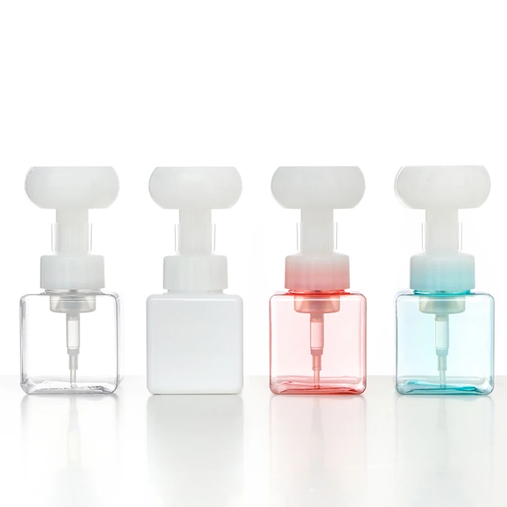 250ml Flower Foam Bottle Plastic Transparent Dispensing Pump Bottle For Bathroom Refillable Empty Lotions Soap Dispensers
250ml Flower Foam Bottle Plastic Transparent Dispensing Pump Bottle For Bathroom Refillable Empty Lotions Soap Dispensers