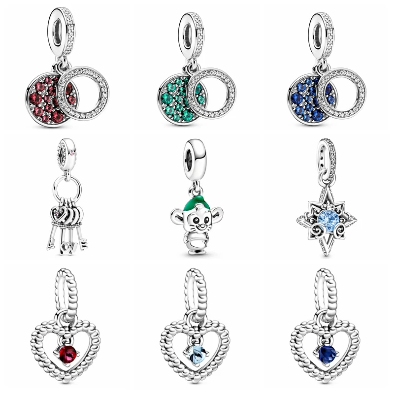 Colorful Zircon Charms for Bracelet Necklace 925 Sterling Silver Bead for Lady Women DIY Jewelry Making Christmas Gift Present
Colorful Zircon Charms for Bracelet Necklace 925 Sterling Silver Bead for Lady Women DIY Jewelry Making Christmas Gift Present