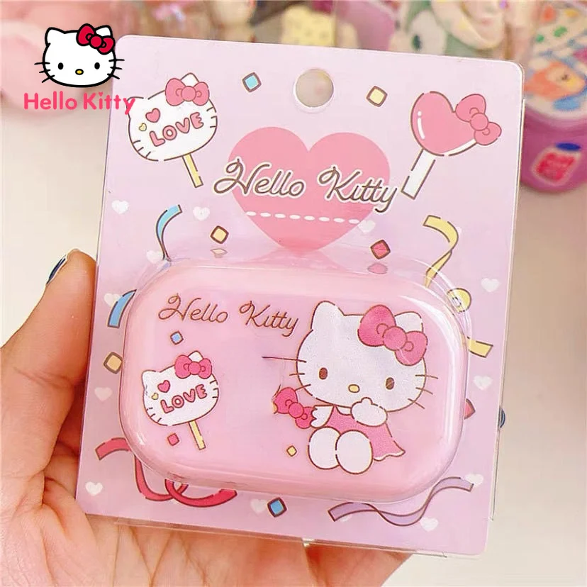 TAKARA TOMY fashion cartoon Hello Kitty makeup box contact lens simple creative eye protection anti-dirty storage box
TAKARA TOMY fashion cartoon Hello Kitty makeup box contact lens simple creative eye protection anti-dirty storage box