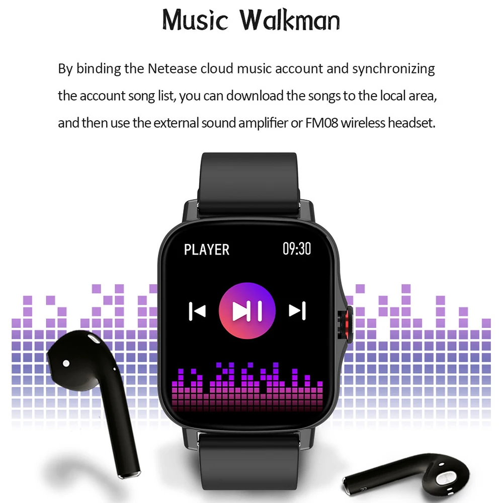 5pcs FM08 Smart Watch Men Bluetooth Call Real Heart Rate Monitor DIY Dial 1.69 Inch Screen Smartwatch for Android PK P8 GTS 2
5pcs FM08 Smart Watch Men Bluetooth Call Real Heart Rate Monitor DIY Dial 1.69 Inch Screen Smartwatch for Android PK P8 GTS 2