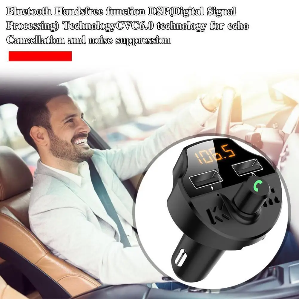 Wireless Bluetooth 5.0 FM Transmitter Mp3 Player Hands Radio Free Charger Adapter Accessories Charger Car Usb Kit Fast E0Q1
Wireless Bluetooth 5.0 FM Transmitter Mp3 Player Hands Radio Free Charger Adapter Accessories Charger Car Usb Kit Fast E0Q1
