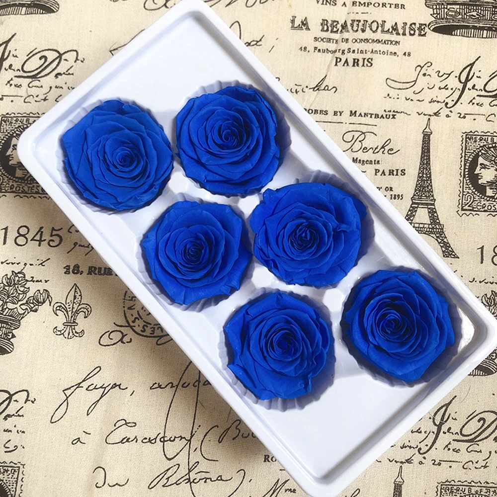 6PCS/BOX Christmas Gift Immortal Flower 5-6cm Rose Head Eternal Life Flower Material Gift Box Wedding Props Holiday Gift
6PCS/BOX Christmas Gift Immortal Flower 5-6cm Rose Head Eternal Life Flower Material Gift Box Wedding Props Holiday Gift