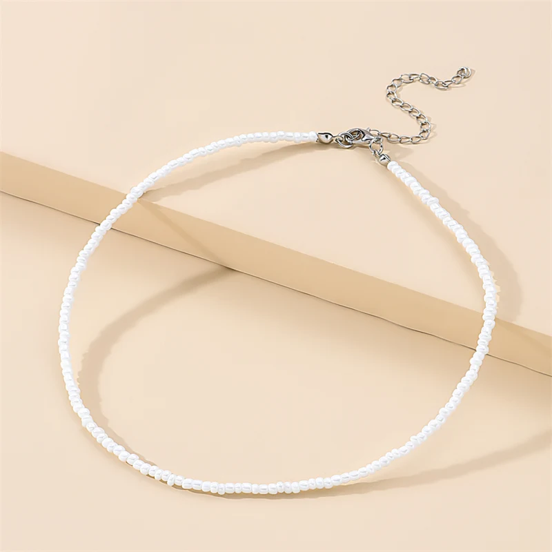 2021 Simple choker necklace ladies fashion seed beads vertical necklace ladies girls party beach travel fashion collar perlas
2021 Simple choker necklace ladies fashion seed beads vertical necklace ladies girls party beach travel fashion collar perlas