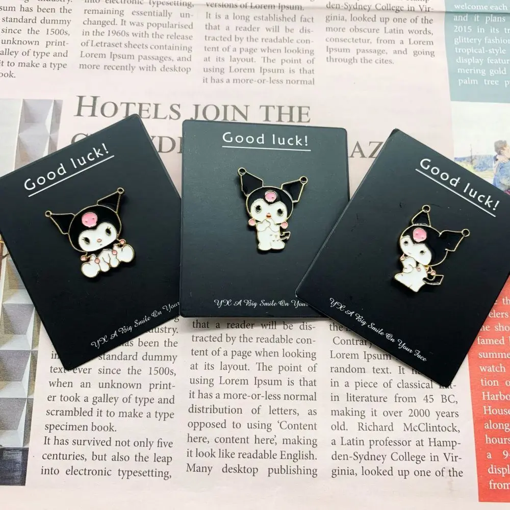 Cartoon kuromi Brooches Sanrio Anime Animal Metal Enamel women Couple Badge Lapel Shirt Denim Accessories festival Gift
Cartoon kuromi Brooches Sanrio Anime Animal Metal Enamel women Couple Badge Lapel Shirt Denim Accessories festival Gift