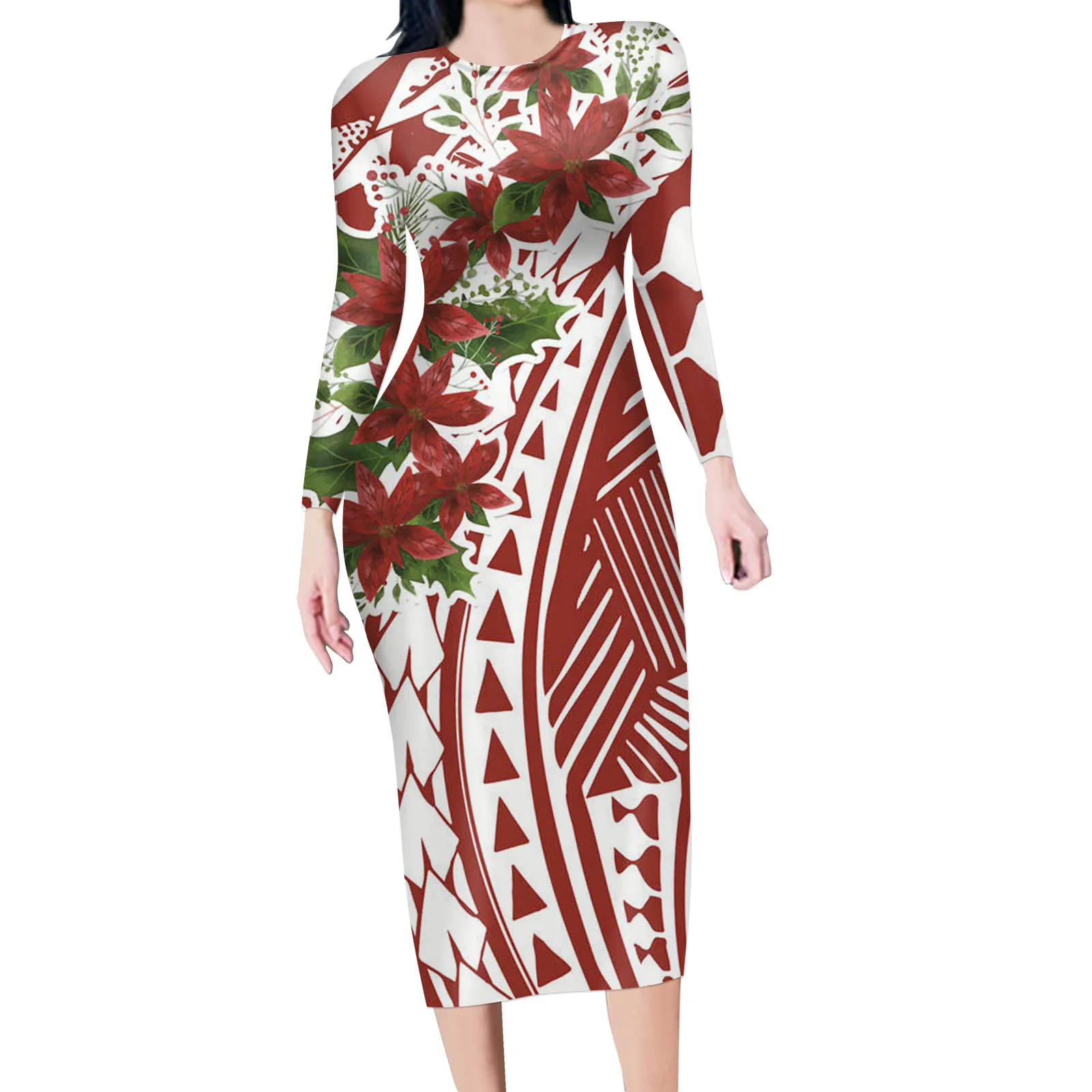 Promotional Women Dresses Evening Long Sleeve Bodycon Sexy Dress For Hawaiian Polynesian Traditional Tribal Print Women Dresses
Promotional Women Dresses Evening Long Sleeve Bodycon Sexy Dress For Hawaiian Polynesian Traditional Tribal Print Women Dresses