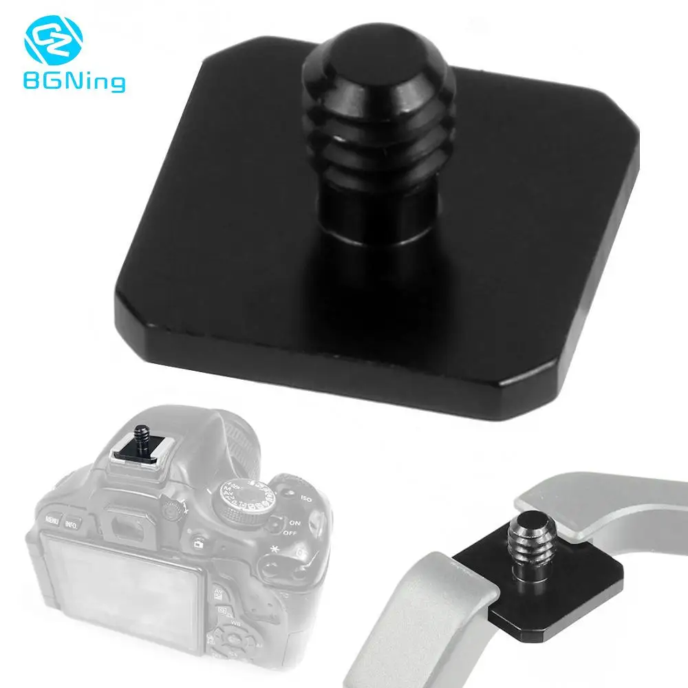 BGNing 1/4" Inch Single Layer Adapter Screw Base for SLR Cameras Flash Light Monitor Tripod Bracket Gimbal to Hot Shoe Mount
BGNing 1/4" Inch Single Layer Adapter Screw Base for SLR Cameras Flash Light Monitor Tripod Bracket Gimbal to Hot Shoe Mount
