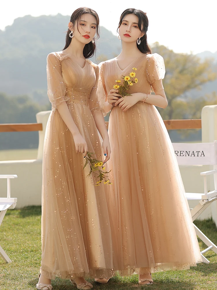 Elegant V Neck Short Sleeve Bridesmaid Dress Classic Bandage Backless Slim A-Line Wedding Guest Dress For Wedding Party
Elegant V Neck Short Sleeve Bridesmaid Dress Classic Bandage Backless Slim A-Line Wedding Guest Dress For Wedding Party